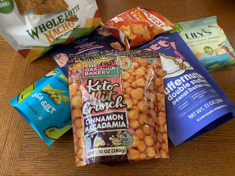 Photo of an assortment of Keto-friendly snacks.