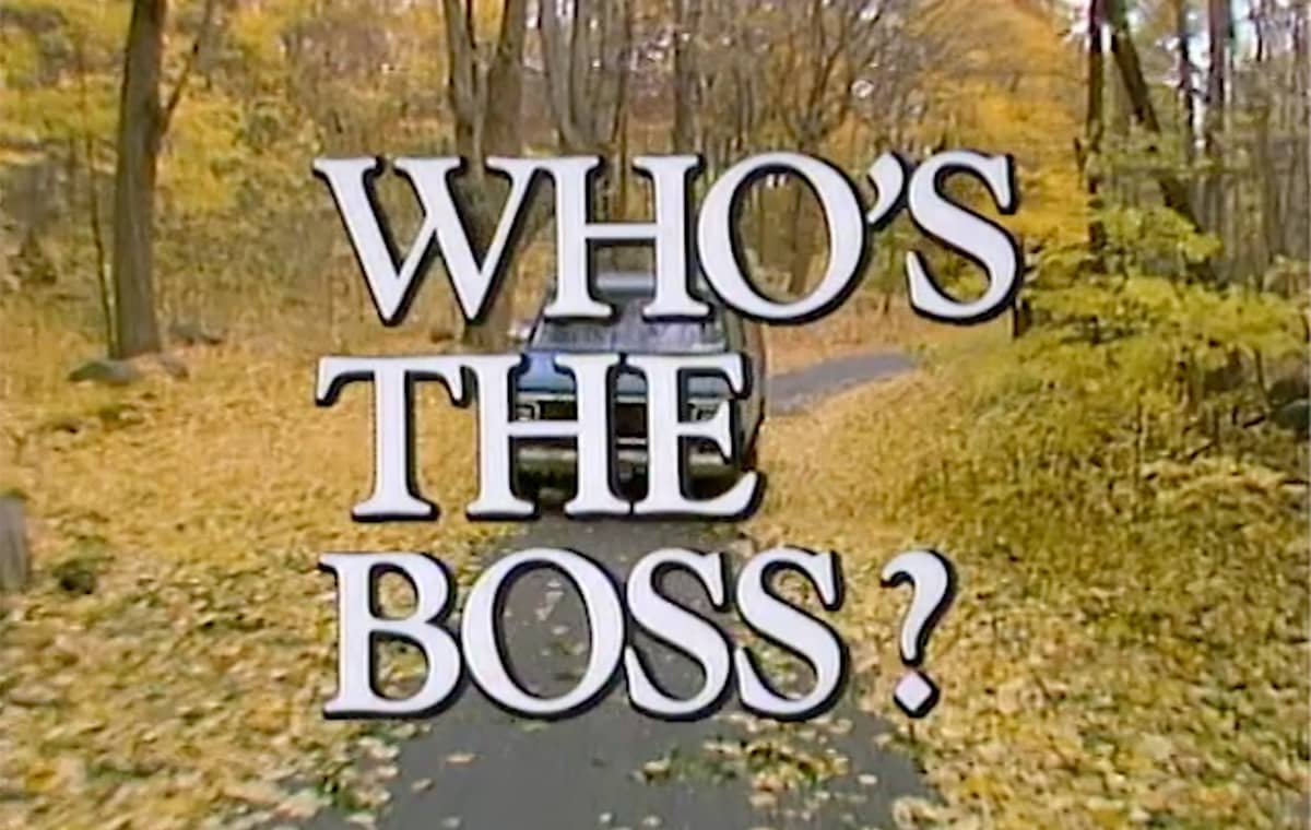Screenshot of the main titles for the TV Show Who's the Boss?